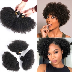 Afro Kinky Curly Hair Bundles Brazilian Human Hair Afro Kinky Hair Human Hair Extensions Curly Human Hair Weave Bundles