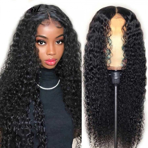 Deep Curly 5x5 Closure Wig Brazilian Human Hair Curly Lace Wig For Black Women Deep Curly Lace Closure Wig Pre Plucked Hairline