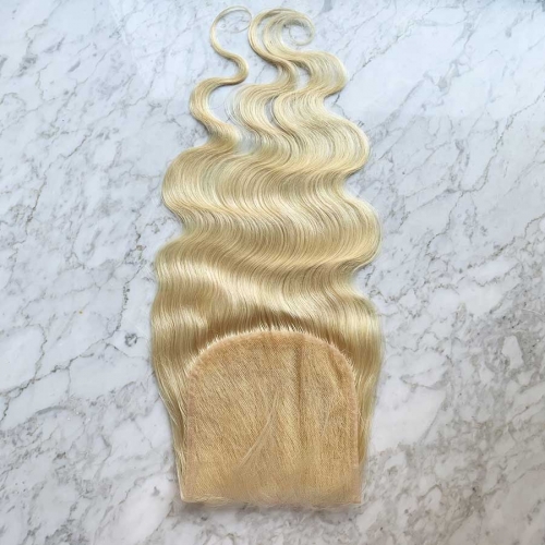 Blonde HD Lace Closure 6x6 #613 Human Hair Lace Front Closure Pre Plucked Blonde Lace Closures 6x6/5x5/4x4