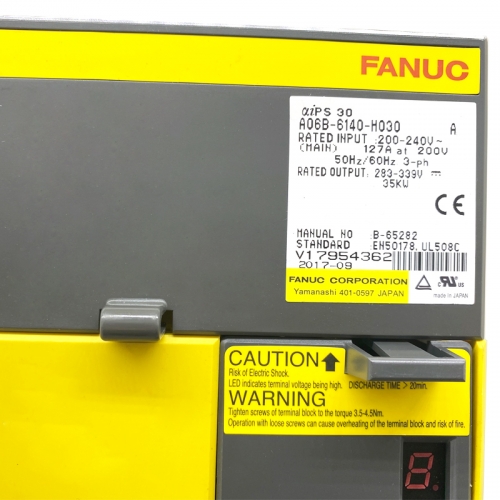 FANUC 100%  imported amplifier A06B-6140-H030 for cnc machine