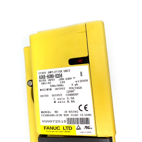 Second hand fanuc cnc servo amplifier module A06B-6089-H204