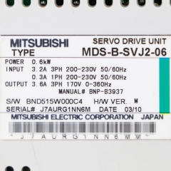 MDS-B-SPJ2-06 Mitsubshi Electric Servo Drive Unit used 90% new condition in stock