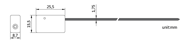 2018 Hot selling bolt cable seal for shipping truck container