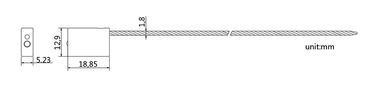 China New design pull tight cable seal removal