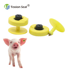 Étiquette d'oreille animale RFID pour bovins/vaches/moutons/porcs/chiens