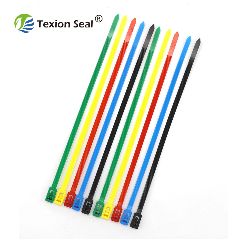 TX-CT010 de alta seguridad de nylon cable lazos con varios montado cable