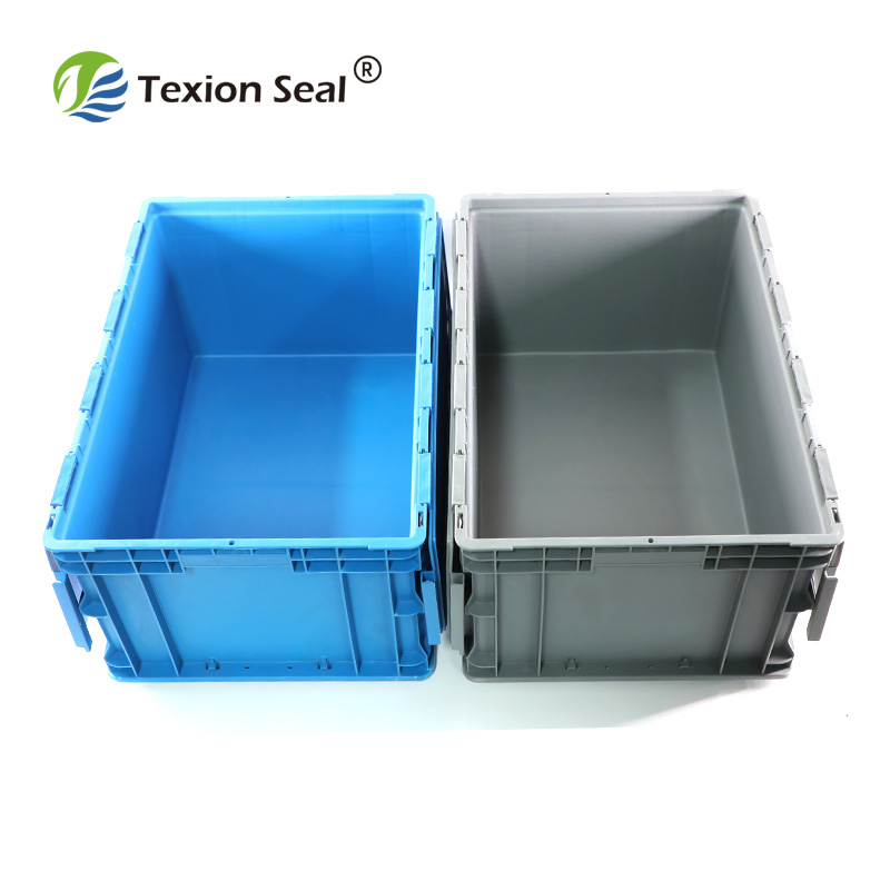 TXTB-008 plastic moving boxes warehouse plastic tote boxes with lids