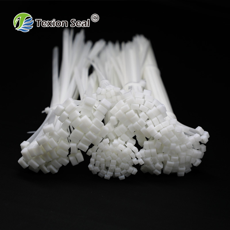 TX-CT011 disposable white nylon cable tie wire