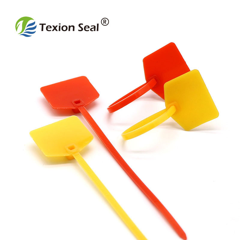 Indicative seal tamper evident security red pull tight plastic seal