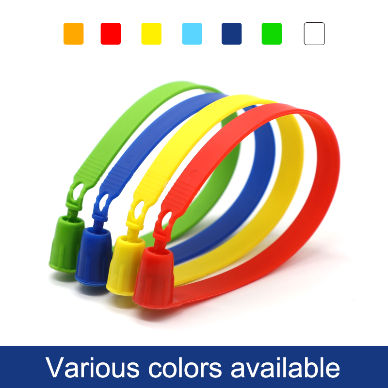 Plástico de alta calidad con logotipo de seguridad de alta calidad con sellos de alambre