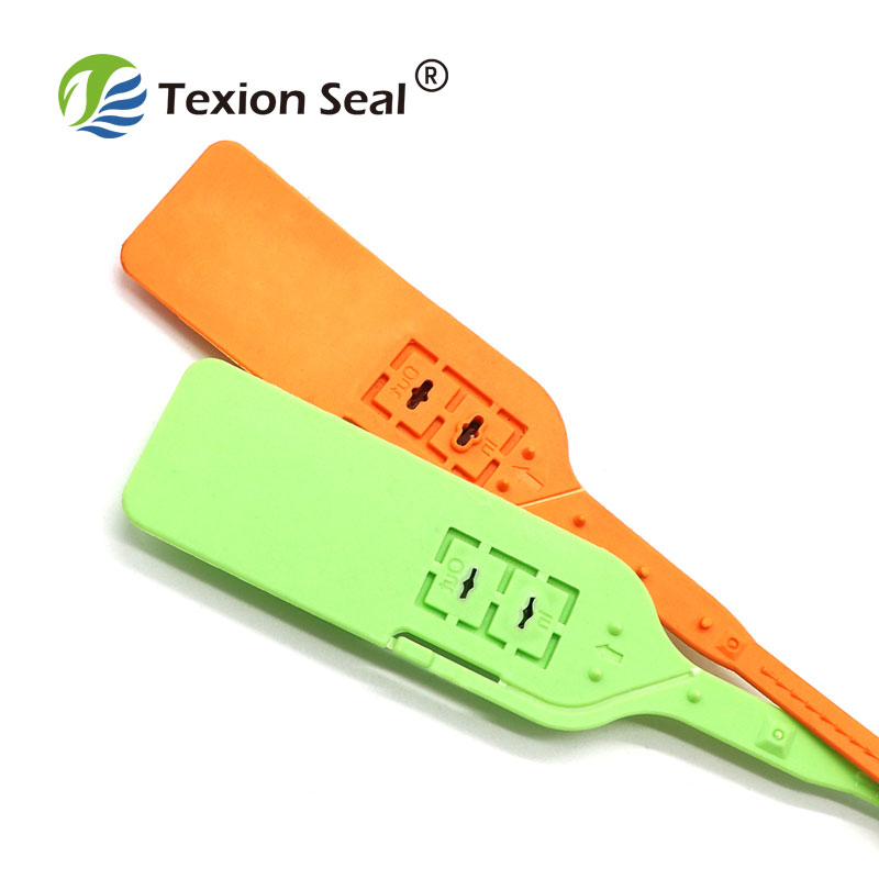 TX-PS605 Tamper proof single use plastic security seals with barcode