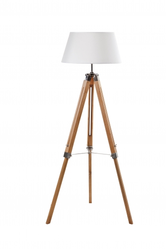 Wooden Floor Lamp,FL-7101-B,E27,Max.60W