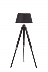 Wooden Floor lamp,FL-7101-BK,E27,Max.60W