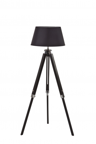 Wooden Floor lamp,FL-7101-BK,E27,Max.60W