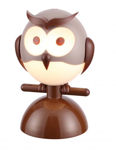 OWL Kids Table lamp,TL-9191-BR,BROWN