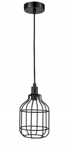 Simple mental padent lamp.PL9127-BK,E27.Max 40W