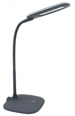 LED desk lamp,TL-0074,Grey,5W,400Lumen, touch&3 steps dimmable swtich