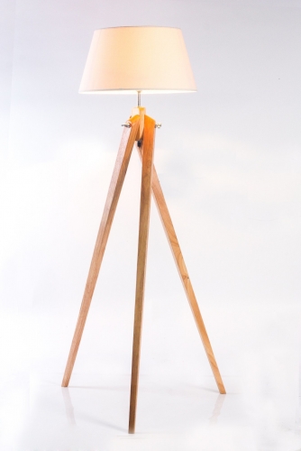 Wooden Floor lamp,FL-7107,E27,Max 40W