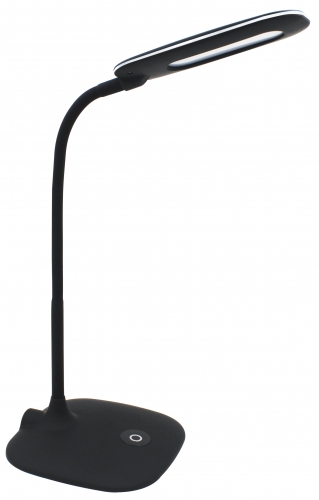 LED desk lamp,TL-0074,Black,5W,400Lumen, touch&3 steps dimmable swtich