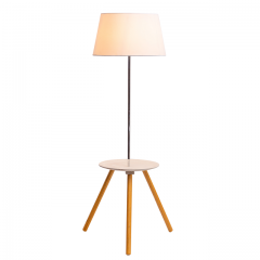 Wood floor lamp,FL-9111-ORW,E27.Max.60W