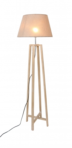 Wooden Floor lamp,FL-9102,E27,Max.40W