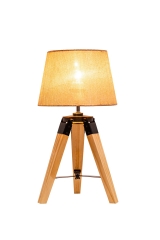 Wooden Decotative DESK LAMP,TL-7101-BK,E27,Max.40W