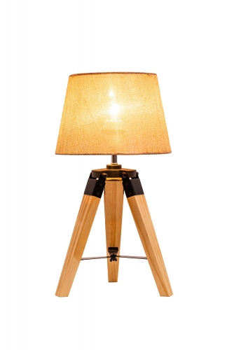 Wooden Decotative DESK LAMP,TL-7101-BK,E27,Max.40W