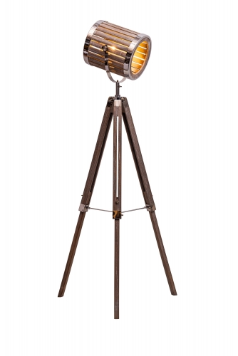 Wooden Floor Lamp,FL-8107-OW,E27,Max.40W