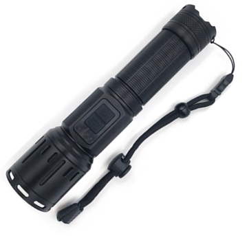 LED FLASHLIGHT ALUMINUM ALLOY IP54 42x34x181mm