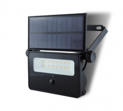 LED Flood Light with solar panel, 850lm