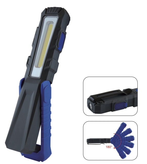 Rechargeable LED work lights, 110lm
