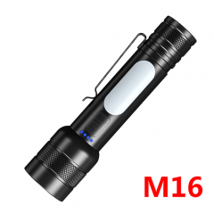 12W LED Rechargeable Flashlight, 1800lm