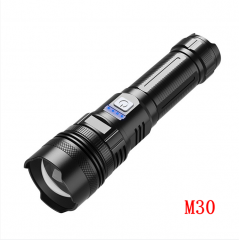 25W LED Rechargeable Flashlight, 1800lm