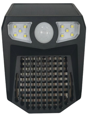 Solar wall light with mosquito killing function, 120lm