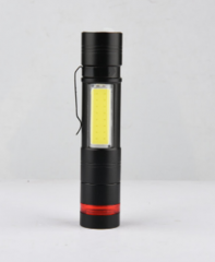 LED Flashlight with pen holder, 100LM
