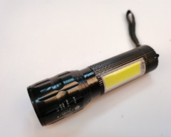 LED Flashlight with tail rope, 500lm