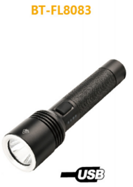 LED Rechargeable Flashlight, 500lm