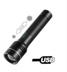 LED Rechargeable Flashlight, 1500lm