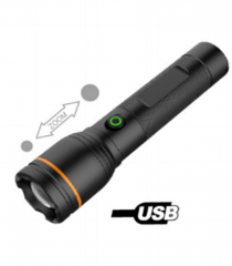 Rechargeable LED flashlight, 1800lm