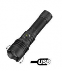 Rechargeable LED flashlight, 1000lm