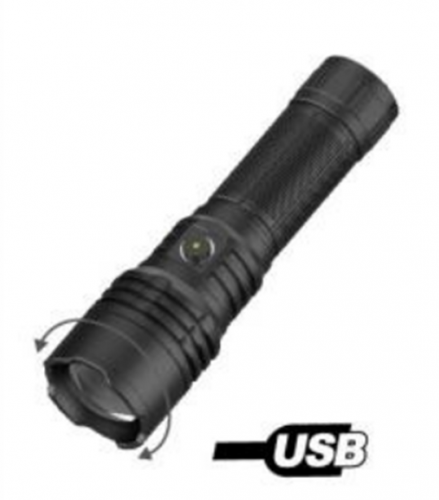 Rechargeable LED flashlight, 1500lm