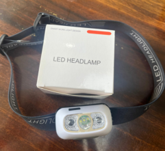 LED sensing headlight, 120lm