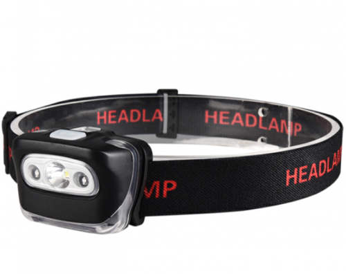 LED rechargeable headlight, 180lm