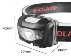 LED sensing headlight, 160lm