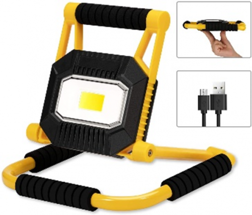 20W Rechargeable COB Work Light, 1600lm