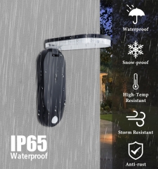 Solar sensing wall lamp, 560Lm