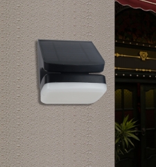 Solar sensing wall lamp, 300Lm