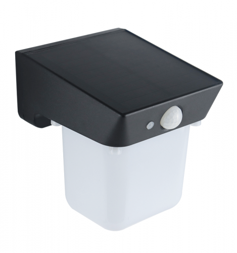 Solar sensing wall lamp, 190Lm