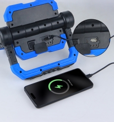 2*5W Rechargeable LED Work Light, 900Lm