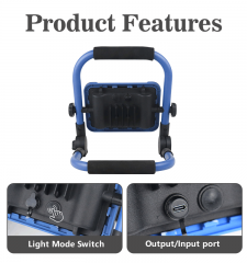 Rechargeable LED Work Light, 800Lm